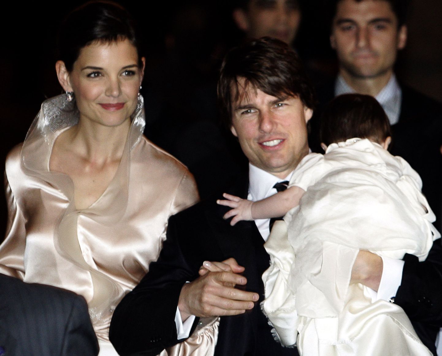 Tom Cruise (paremal) ja Katie Holmes