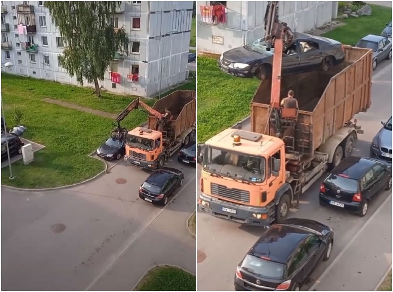 Auto evakuācija Daugavpilī