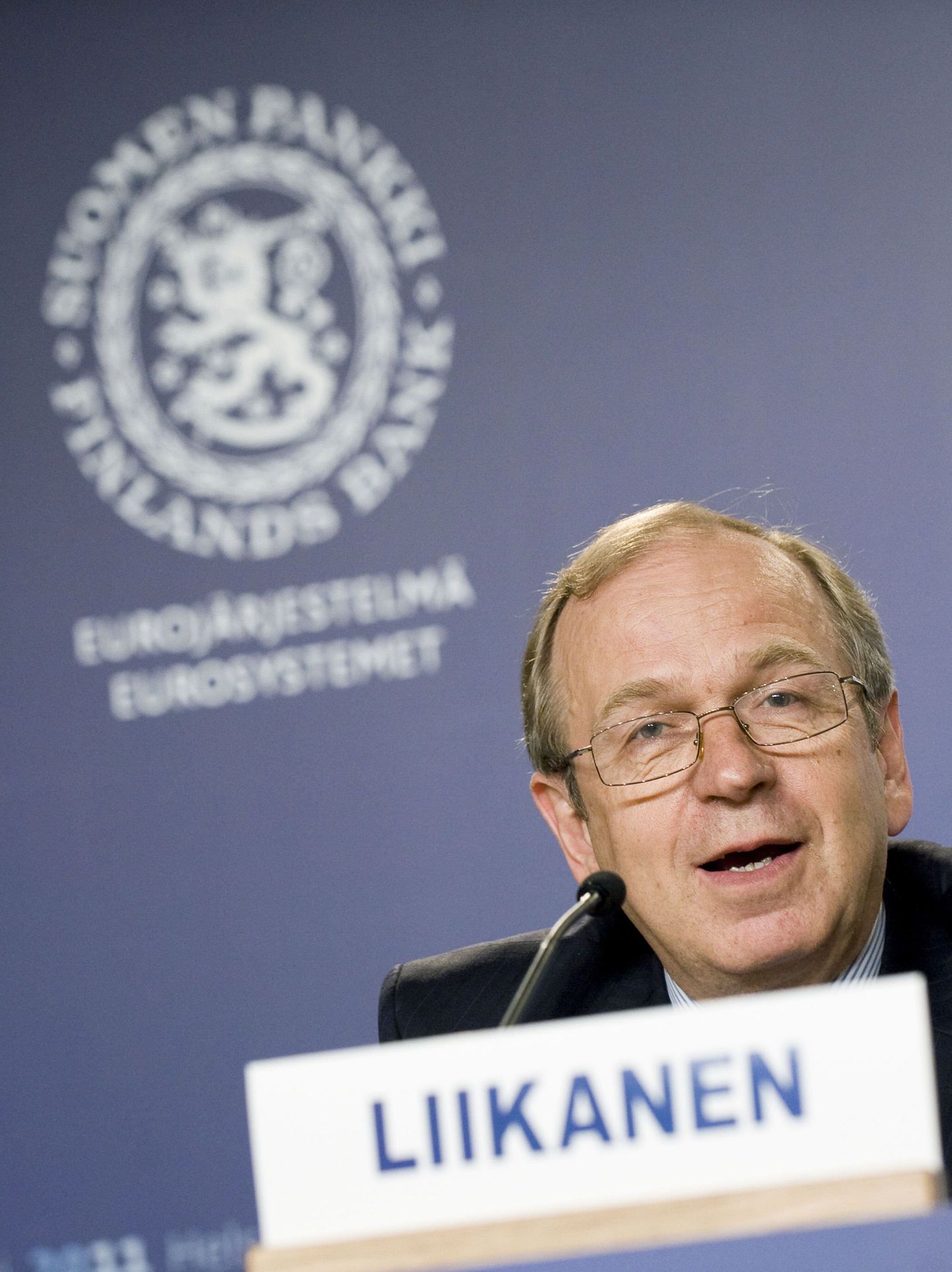 Soome keskpanga president Erkki Liikanen.