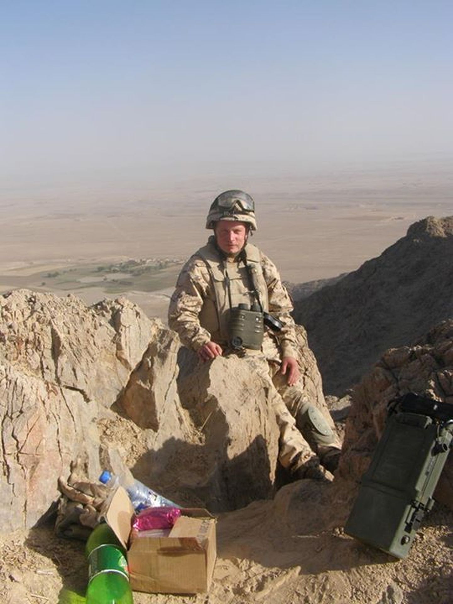 Meelis Kivi 2007. aastal Estcoy-4 ridades Afganistanis.