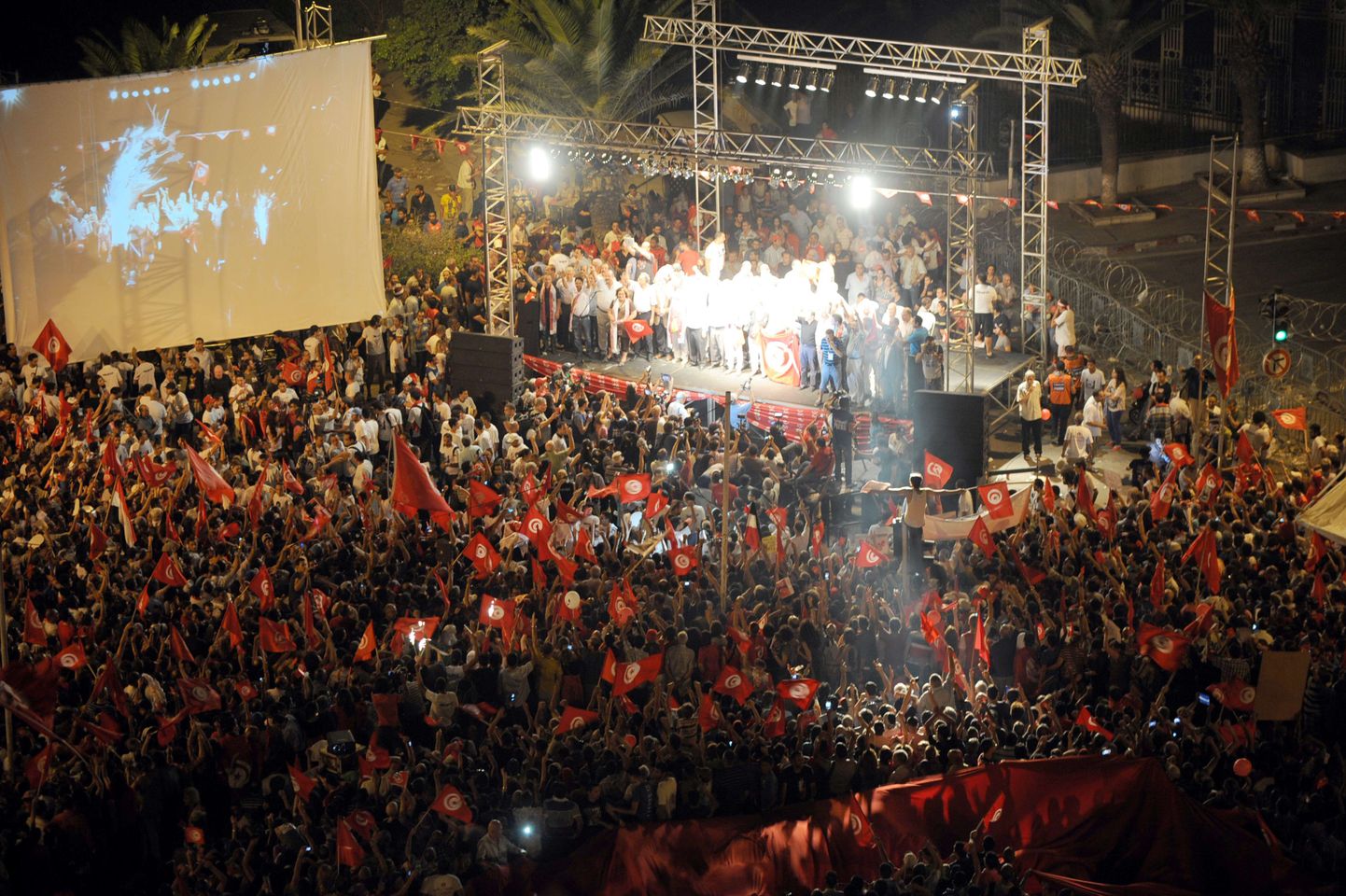 Meeleavaldused pealinnas Tunises