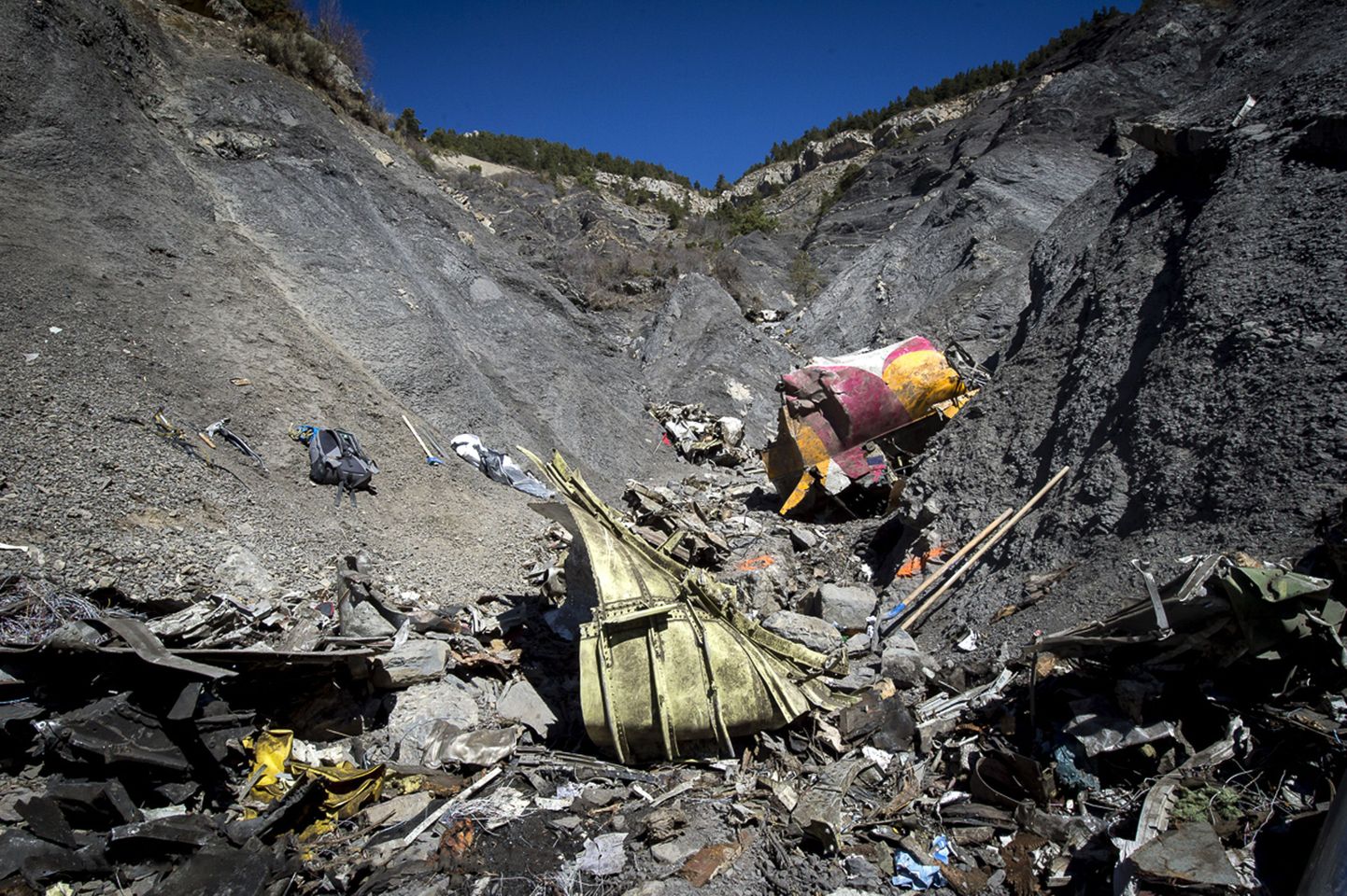 Paik Prantsuse Alpides, kus Germanwingsi lennuk alla kukkus