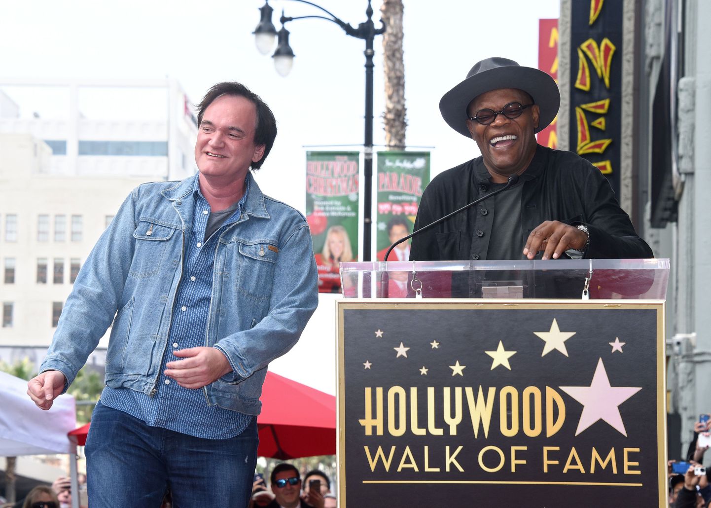 Quentin Tarantino ja Samuel L. Jackson