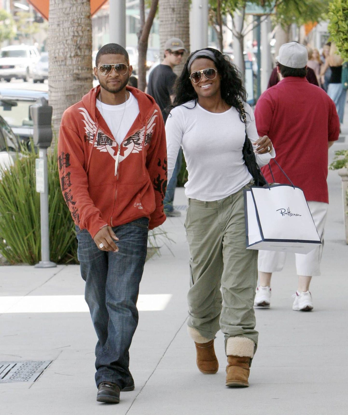 Usher ja Tameka Raymond.