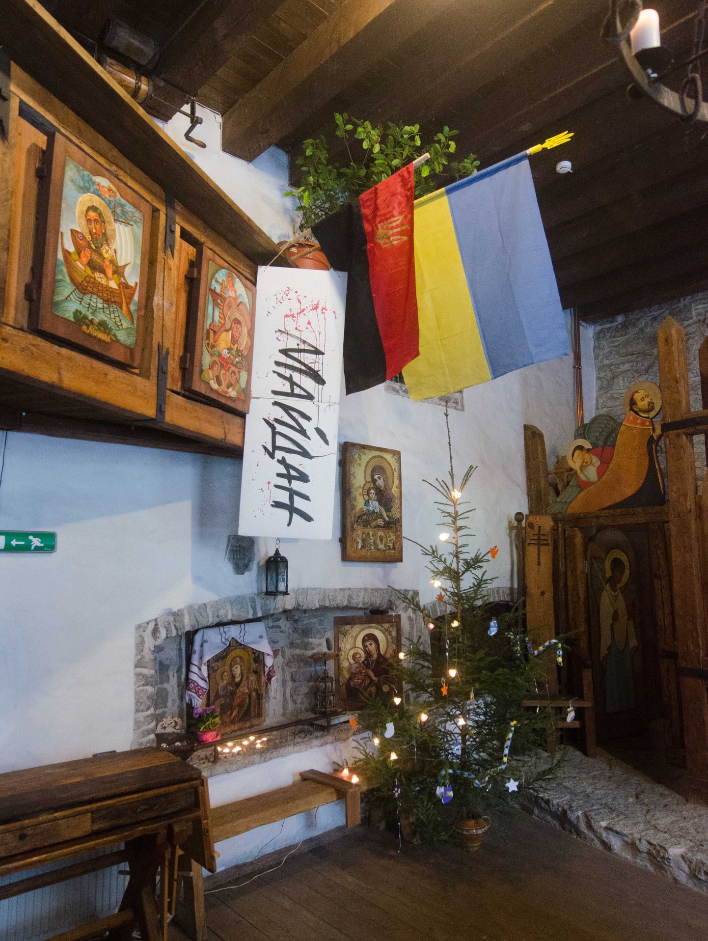 Ka 26. jaanuaril mälestati Tallinna Ukraina kirikus Maidanil hukkunuid.