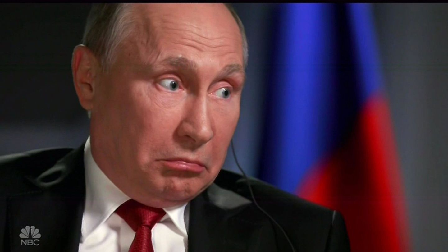 Vene president Vladimir Putin NBC telekanalile intervjuud andmas