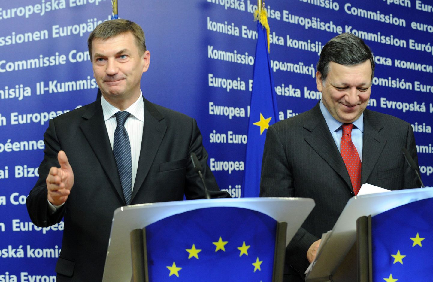 Andrus Ansip ja Jose Manuel Barroso.