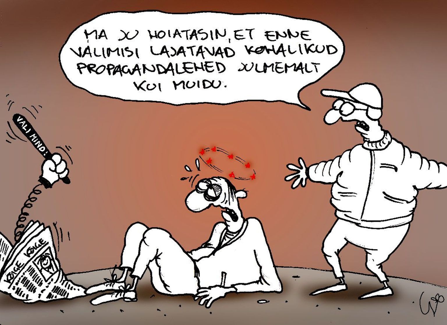 Valimistele kohaliku lehega.
