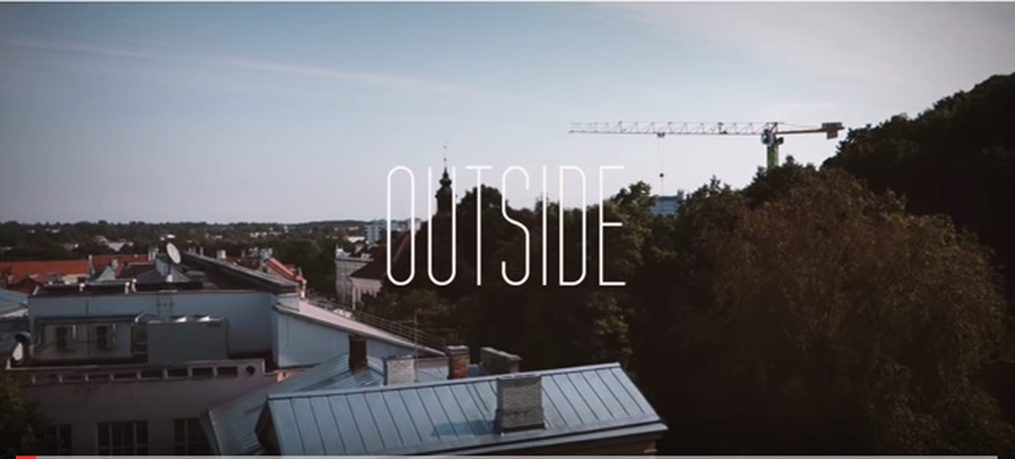 Tartu noored said hakkama mõnusalt suvise muusikavideo ja coveriga loost «Outside»