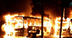 Галерея: в Рио-де-Жанейро протест против пенсионных реформ перерос в погром