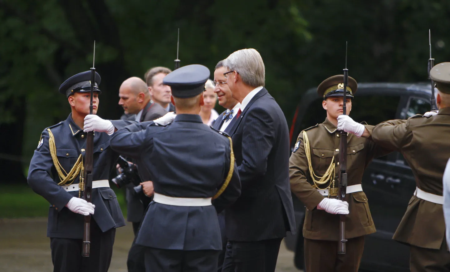 Läti president Valdis Zatlers Tallinnas augustis 2008.