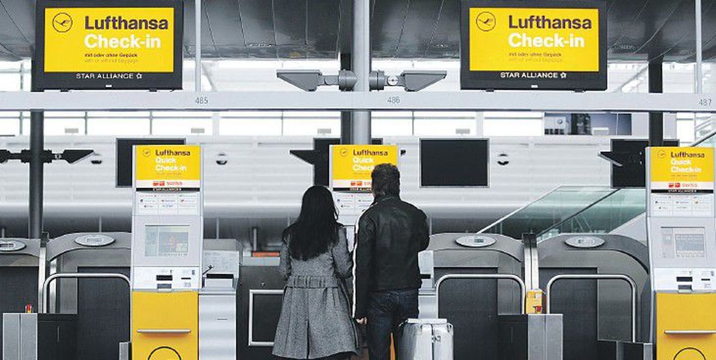 Вчера в аэропорту Франкфурта-на-Майне были отменены практически все внутренние и многие зарубежные рейсы.
