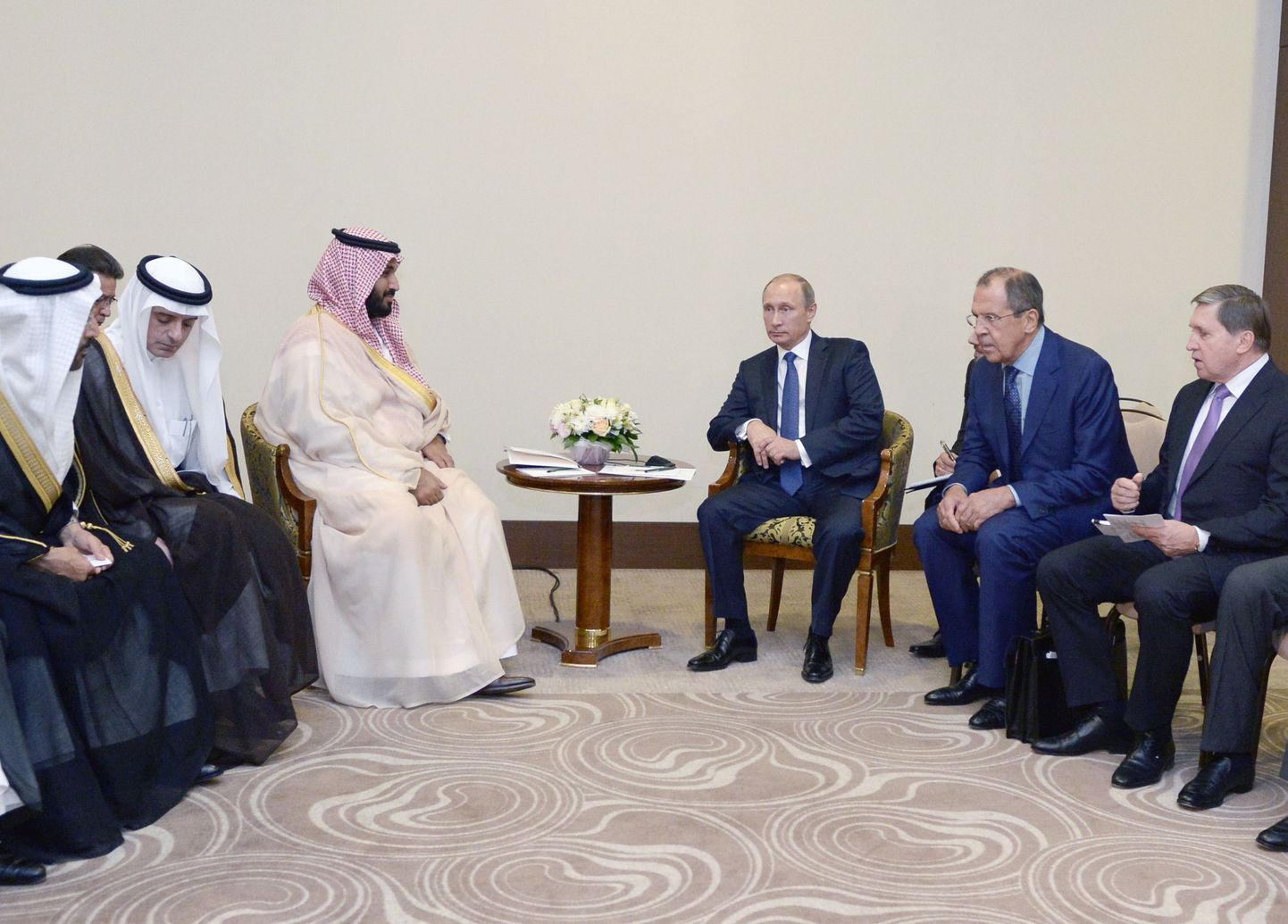 Встреча руководства России и Саудовской Аравии.