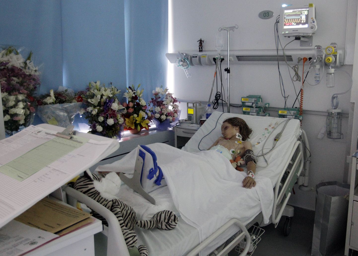9-aastane Ruben Van Assouw Tripoli haiglas