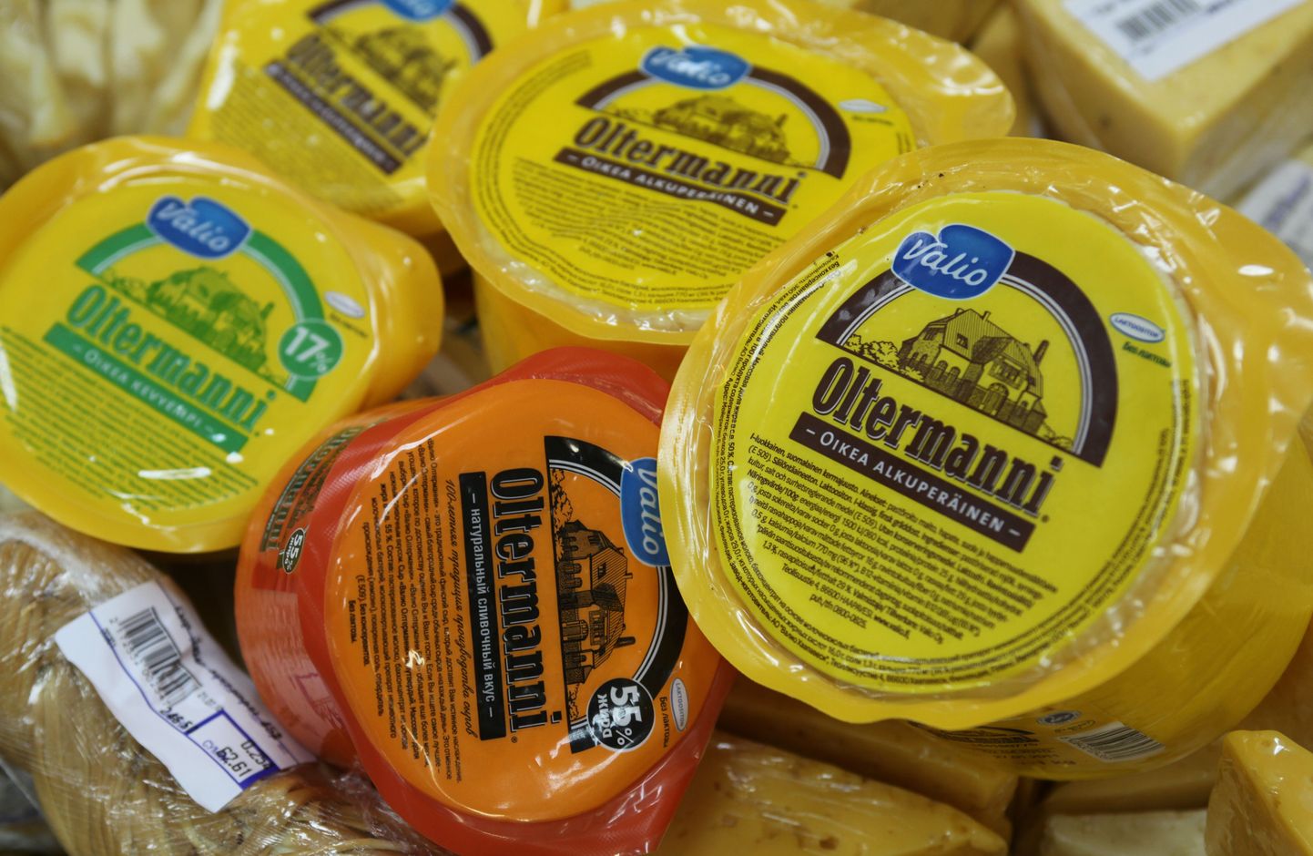 Valio Oltermanni juust ühes Rjazani kaupluses enne sanktsioonide kehtestamist.