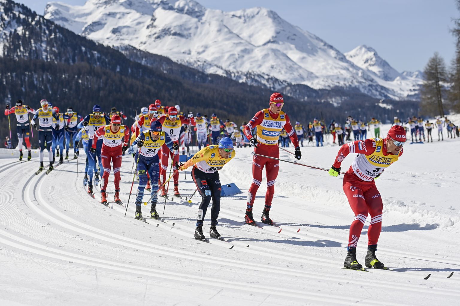 Engadini MK-etapi meeste 15 km klassikatehnika ühisstart.