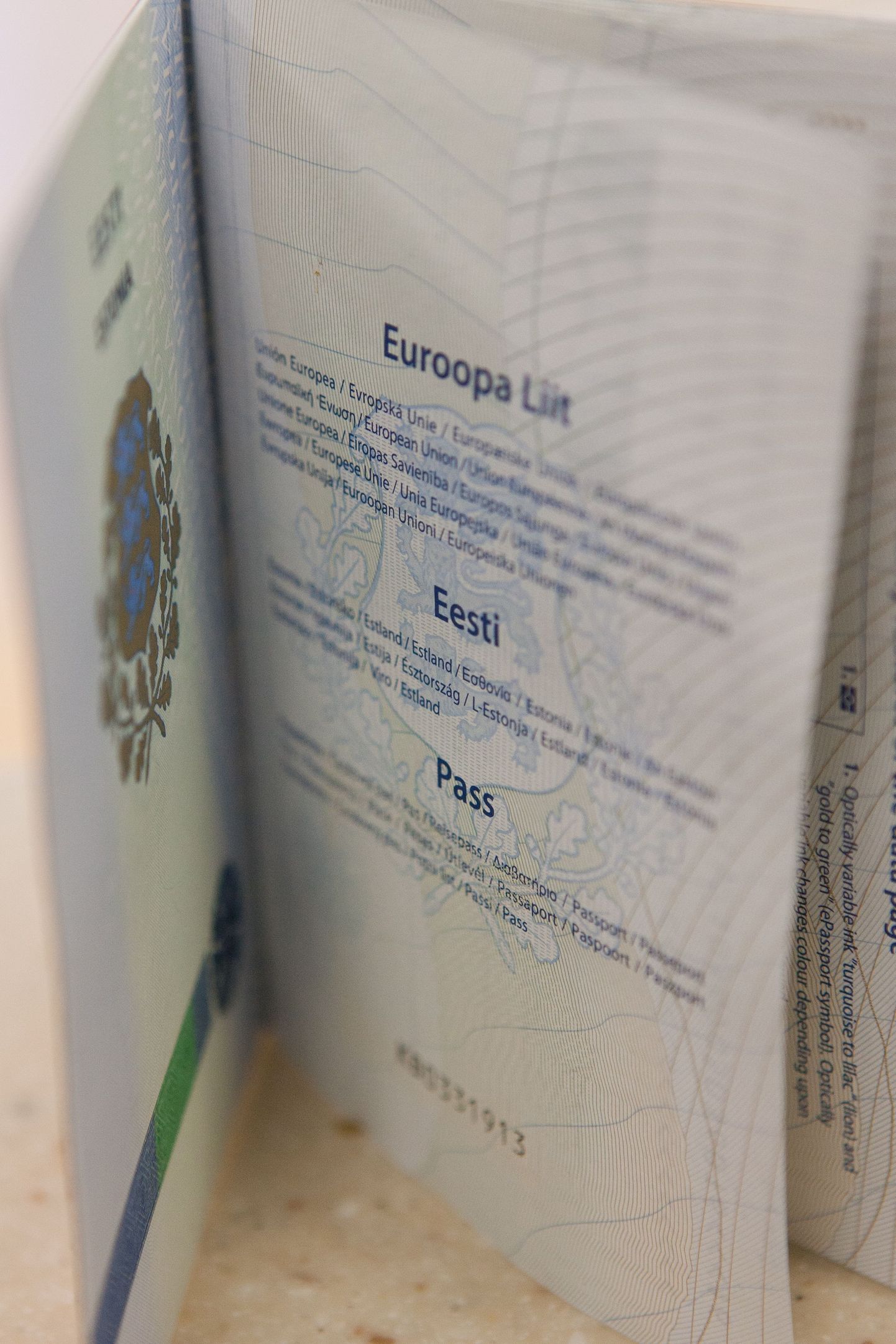 Eesti pass. Illustratiivne foto.