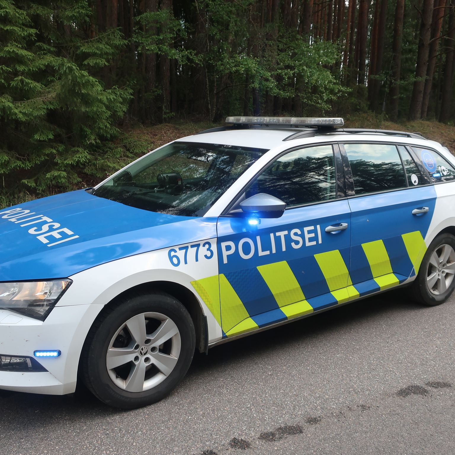 Politseiauto. Foto on illustratiivne.
