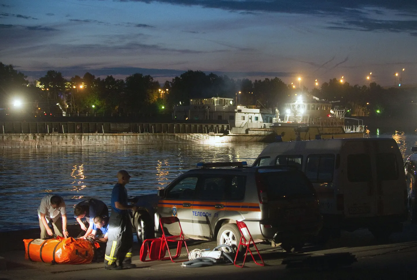 Moskva jõel toimunud laevaõnnetuses on esialgsetel andmetel hukkunud vähemalt viis inimest
