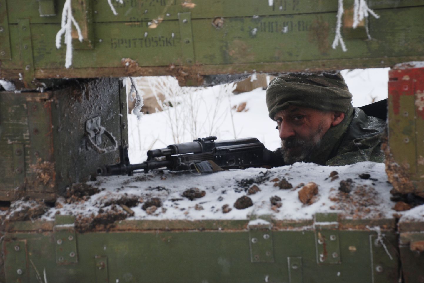 Donetski separatistide võitleja.