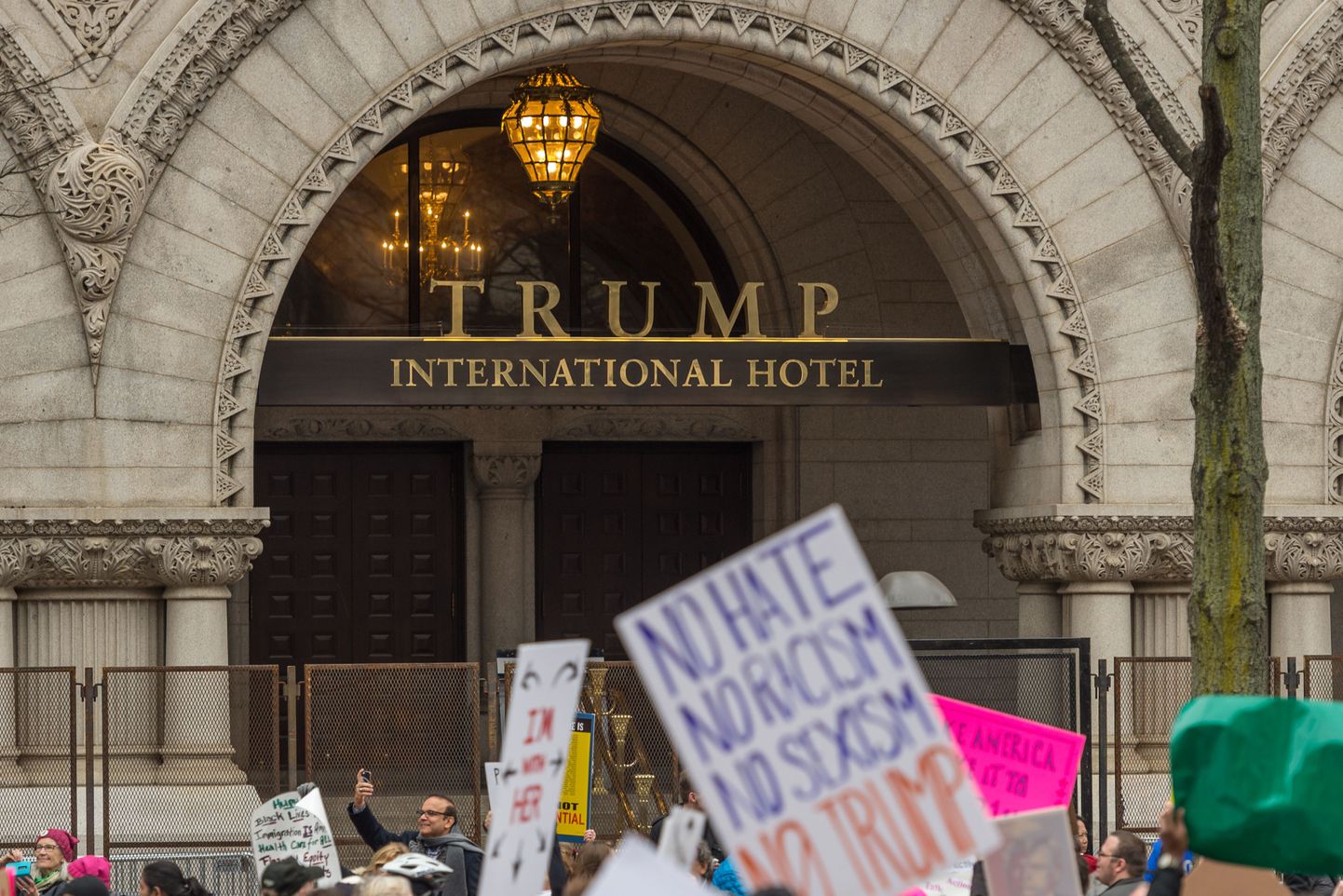 Trumpidele kuuluv hotell Trump International Washingtonis