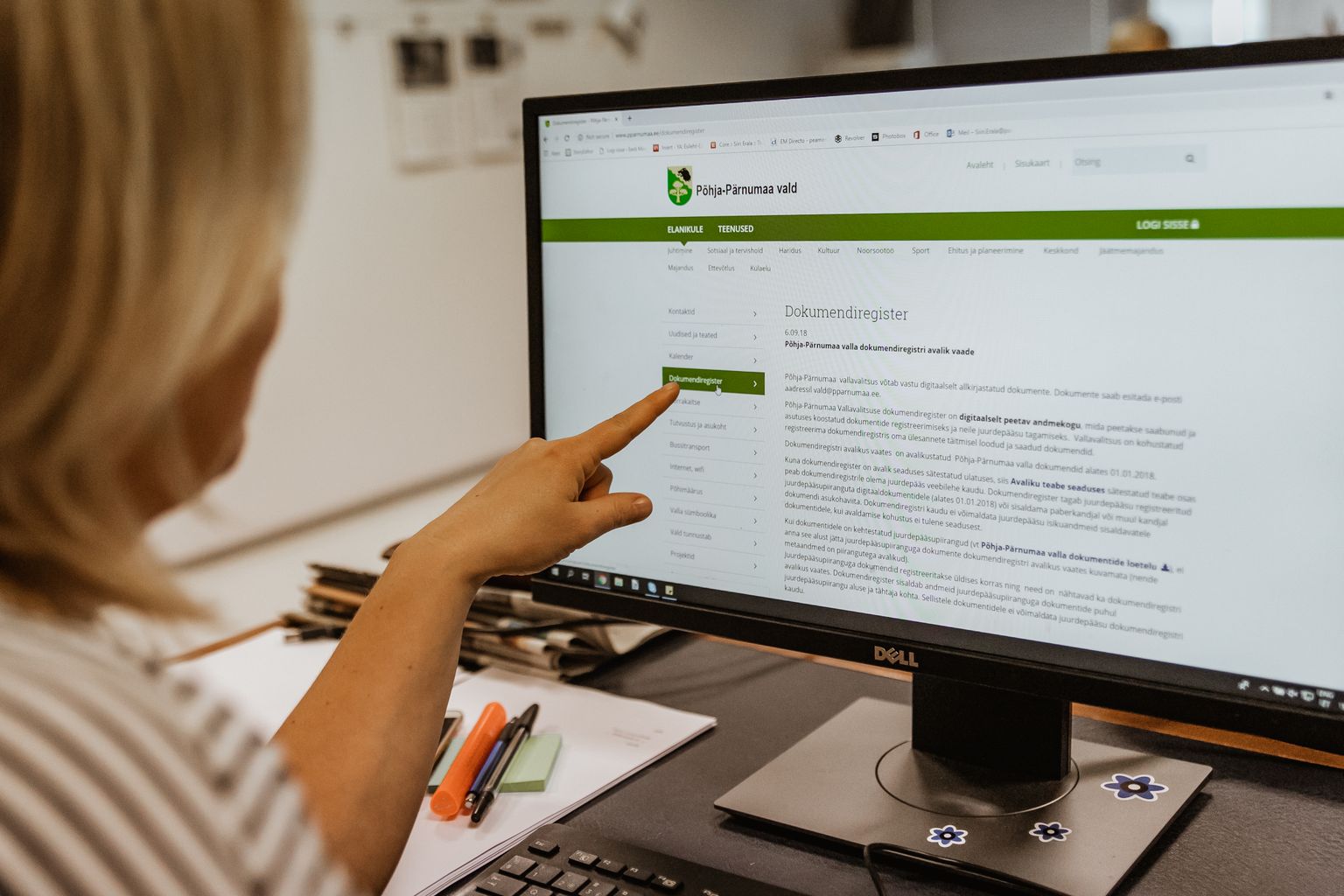 Dokumendiregister. Pilt on illustratiivne.