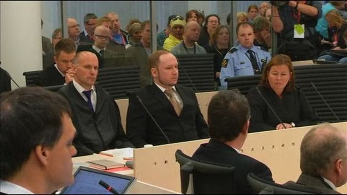 Kohtuistung Breiviki üle.