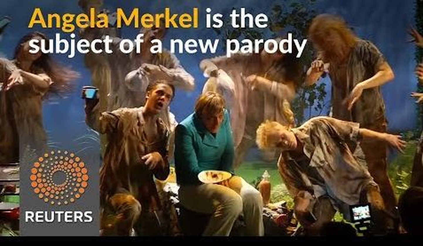 Sloveenia koomik Klemen Slakonja parodeerib Angela Merkelit