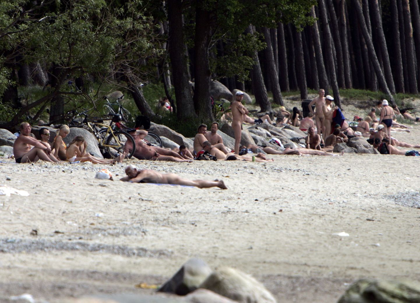 Nudistid Pirita rannas