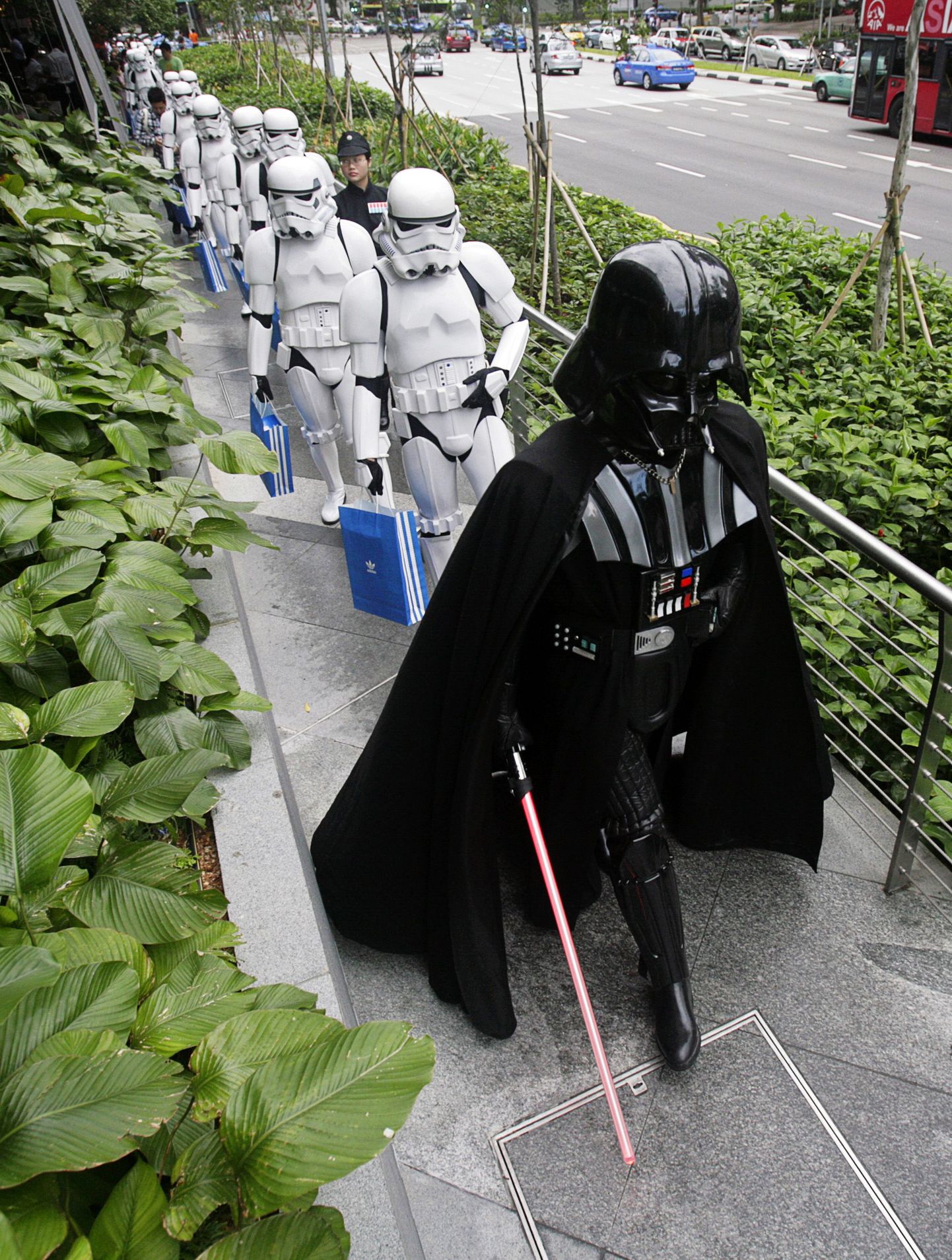 «Star Warsi» tegelasteks riietunud fännid. Foto on illustratiivne.