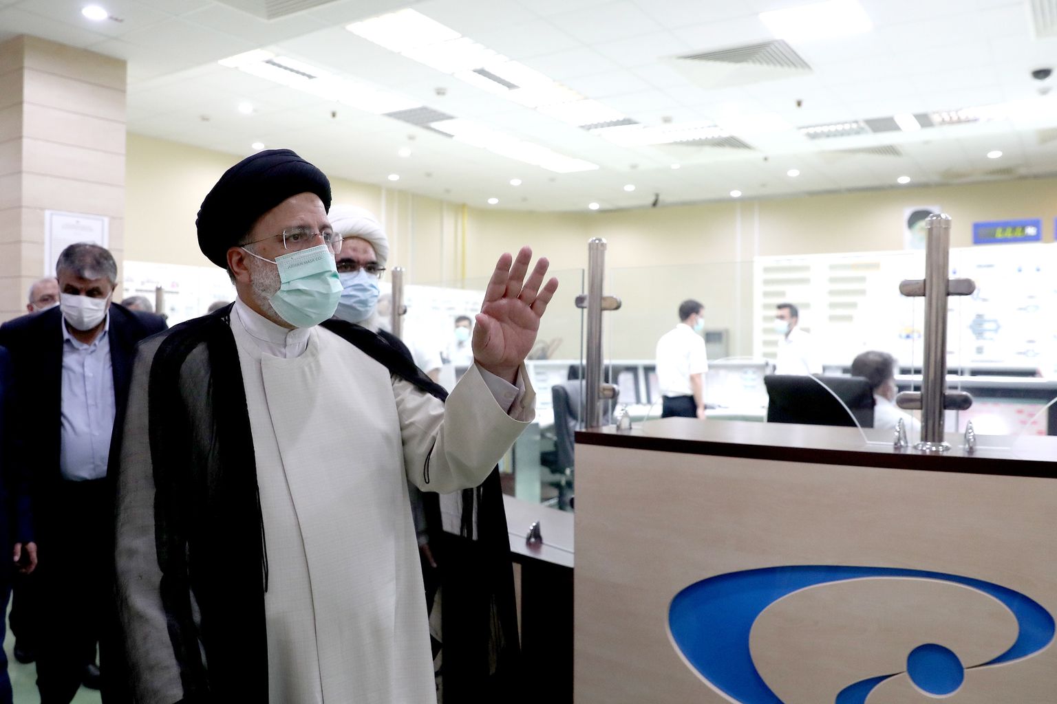 Iraani president Ebrahim Raisi külastab Bushehri tuumajaama 8. oktoober 2021.