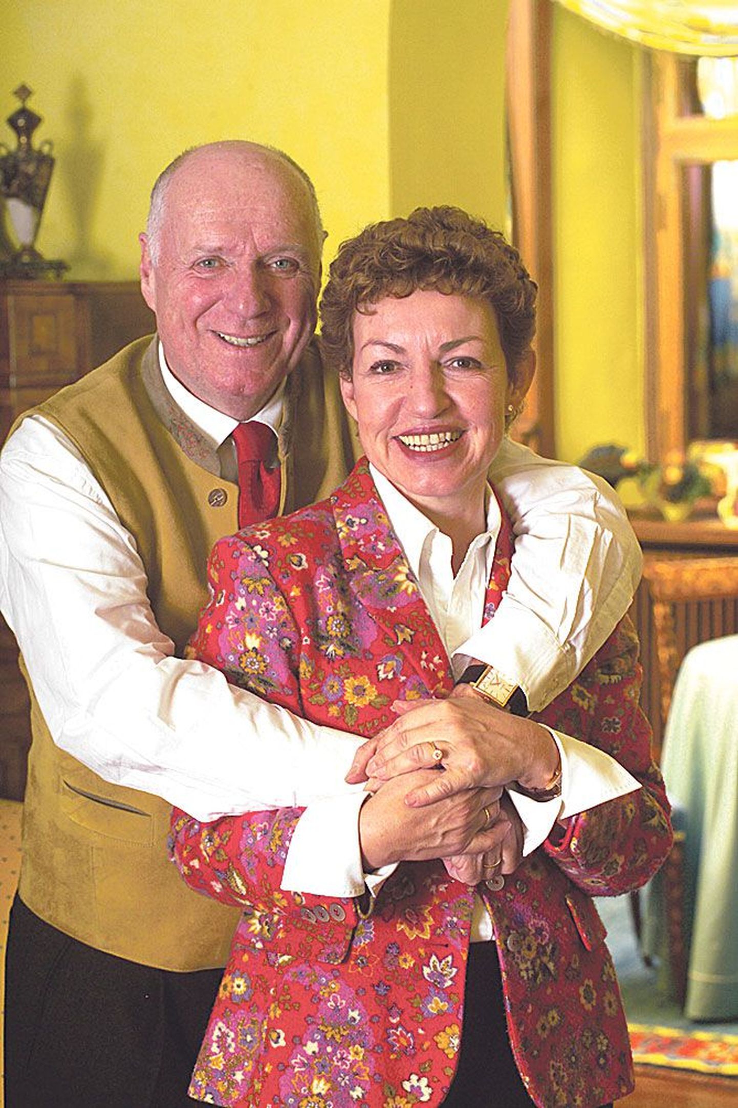 Аннегрет и ее муж Герхард вместе уже более 25 лет. Знаменитый винодел и один из лучших шеф-поваров Германии – отличная пара!