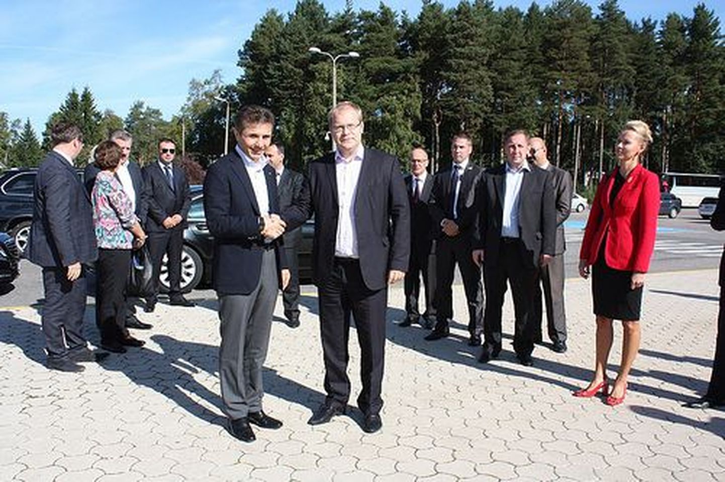 Eesti välisminister Urmas Paet kohtus Gruusia peaministri Bidzina Ivanišviliga.