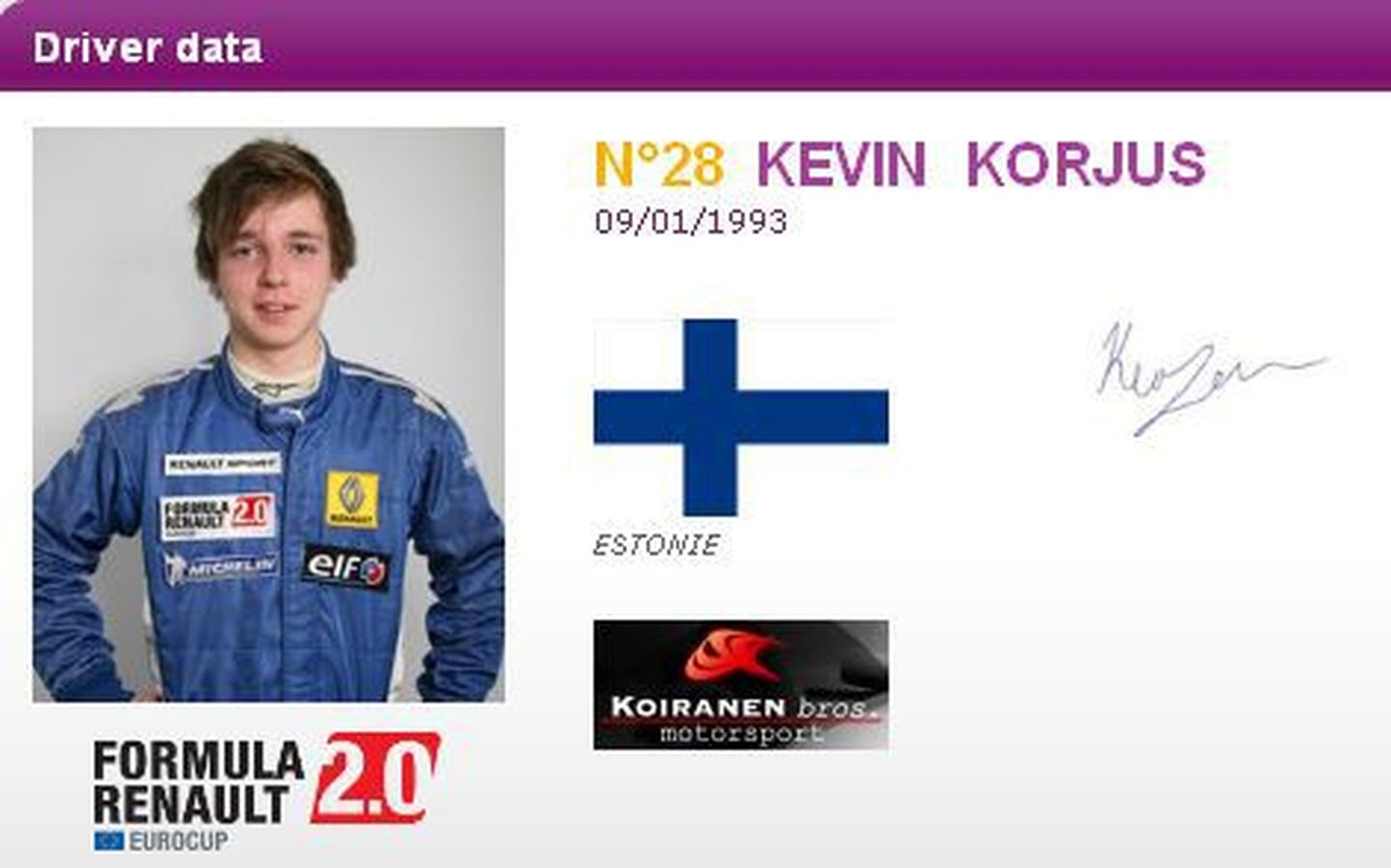 Кевин Корьюс, оказывается, выступает под финским флагом.