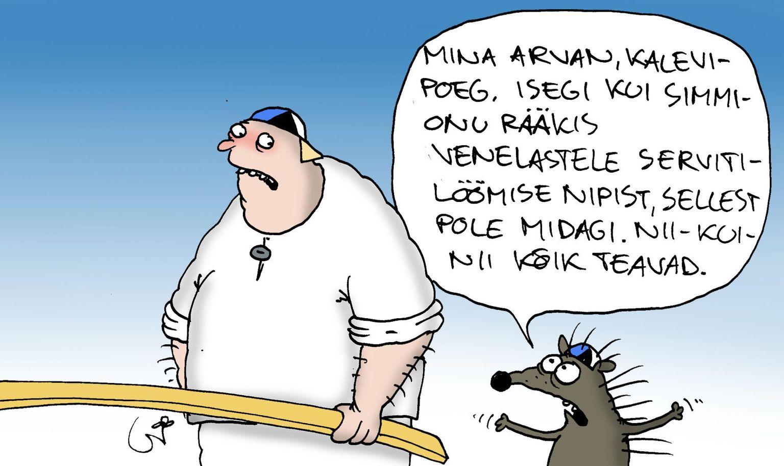 30. oktoobri karikatuur