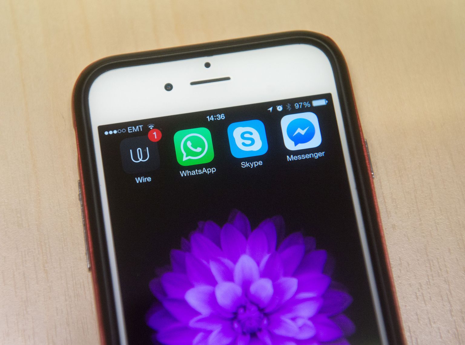 Wire, Whatsapp, Skype ja Facebook Messenger võimaldavad kõik teha telefonikõnesid, kuid igaüks neist kulutab selleks erineval hulgal andmemahtu.
