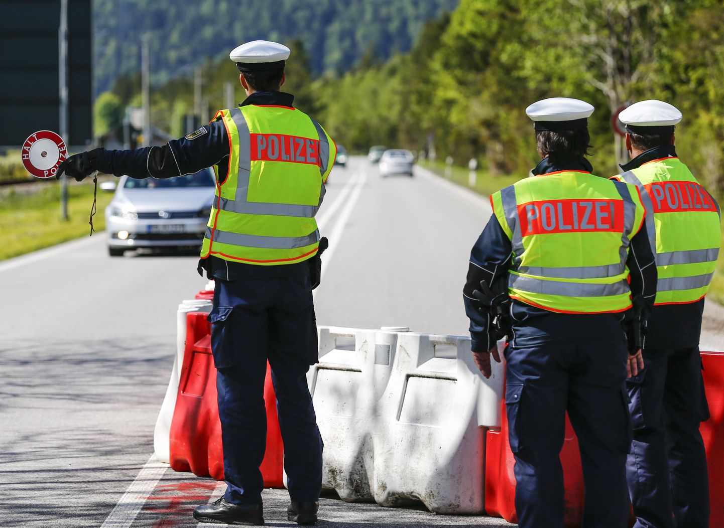 Politsei Saksa-Austria piiril