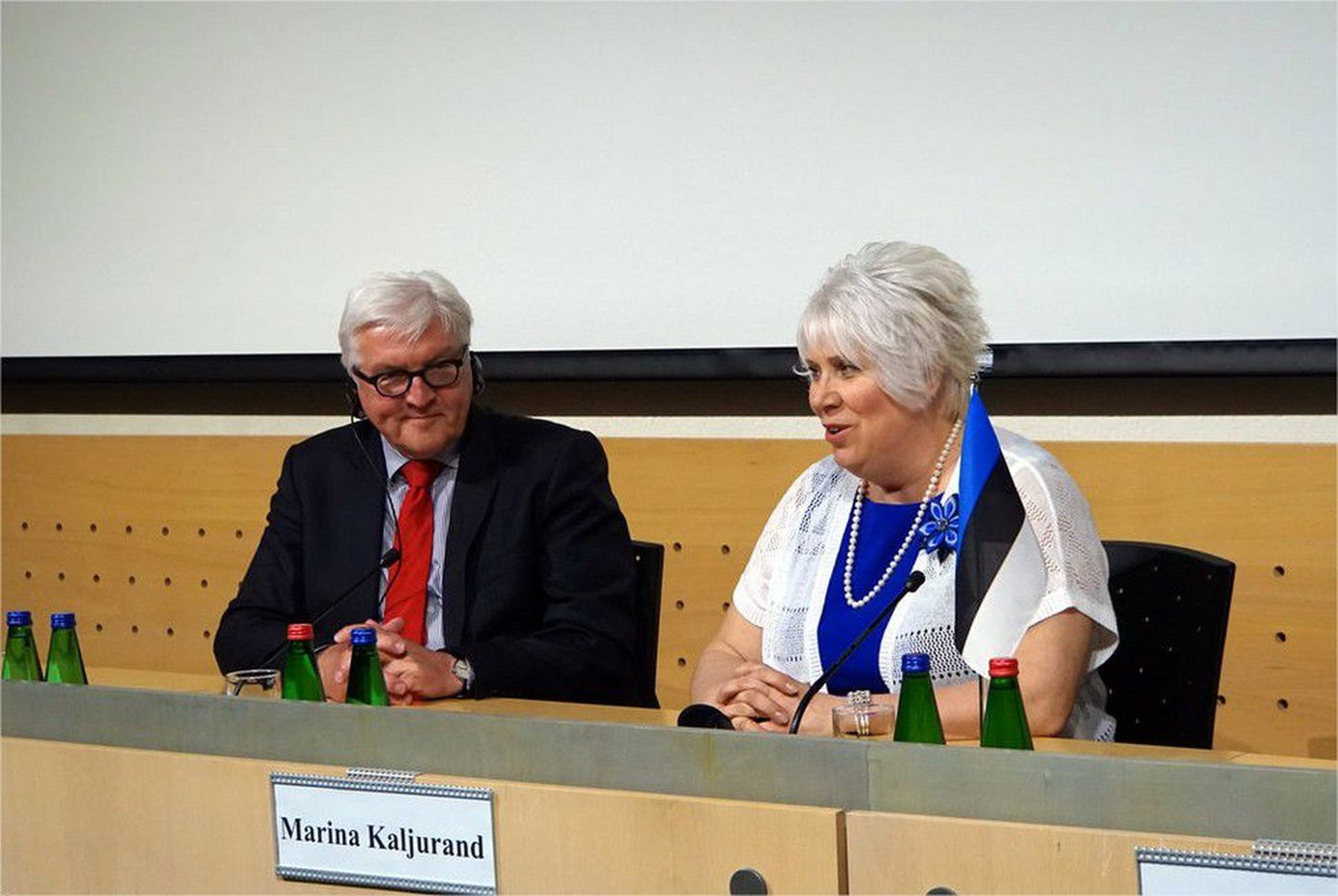 Marina Kaljurand kohtus Saksamaa välisministri Frank-Walter Steinmeieriga.