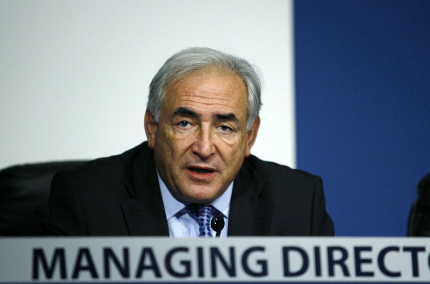 IMFi juht Dominique Strauss-Kahn 13. oktoobril 2008.