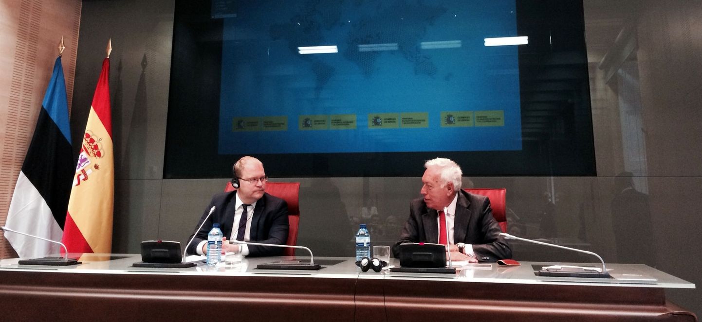 Urmas Paet kohtus Hispaania välisministri José Manuel García-Margalloga