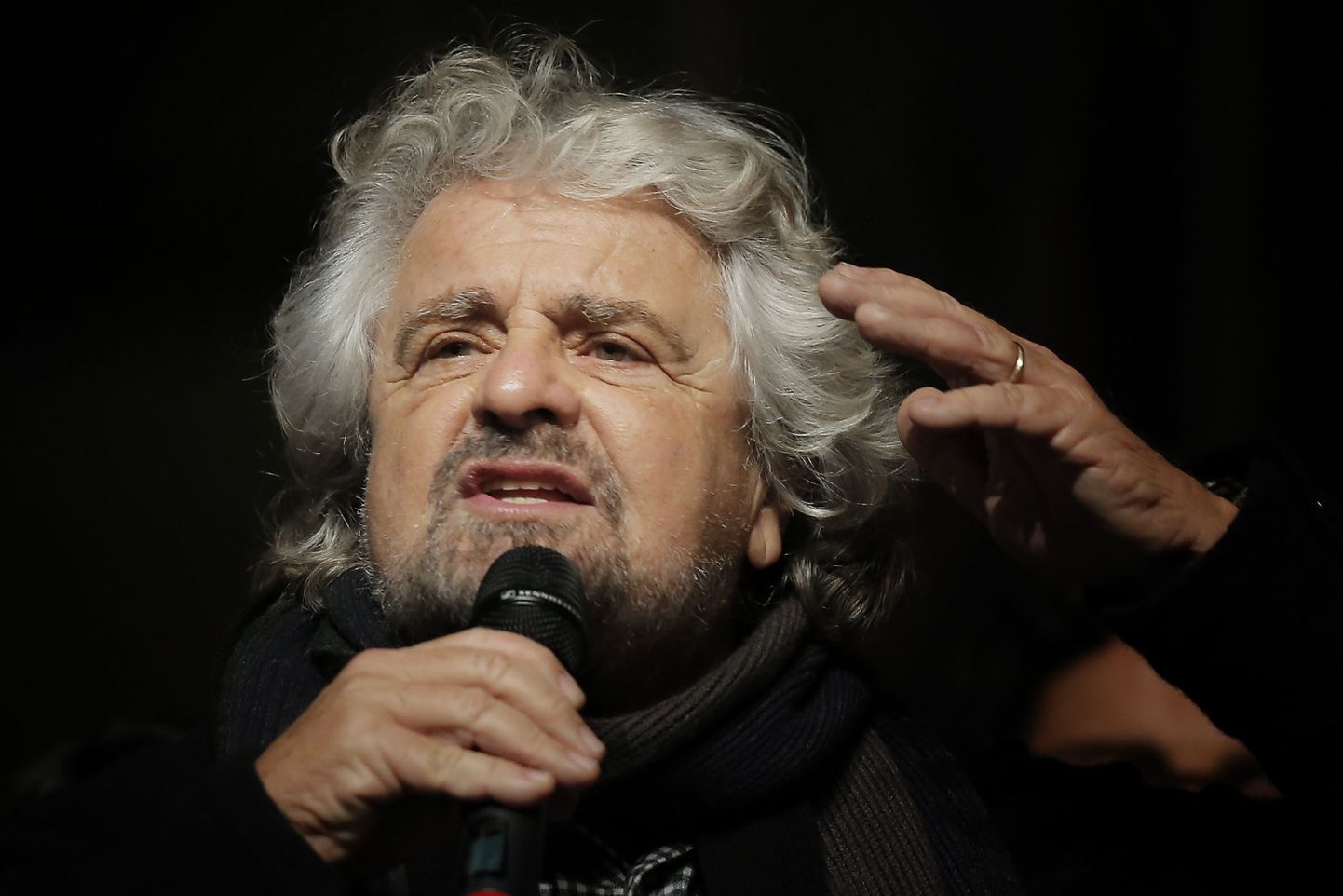Viie Tähe Liikumise liider Beppe Grillo.
