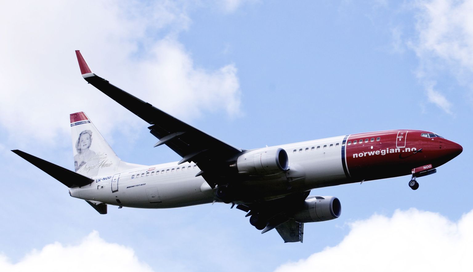Norwegian Airi lennuk.