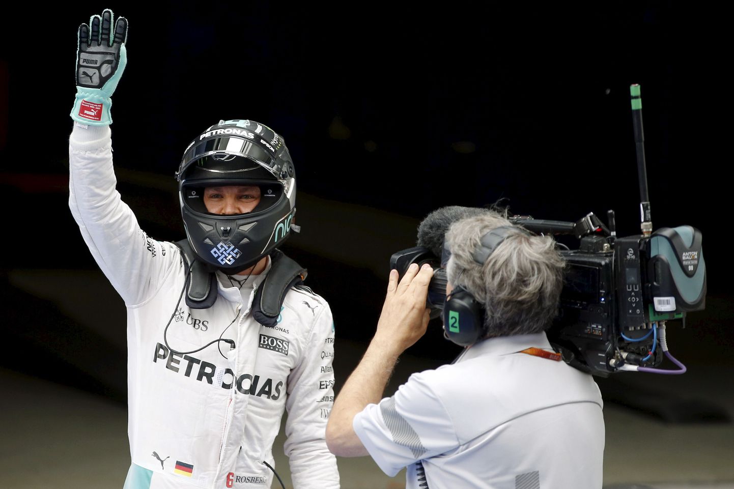 Nico Rosberg pärast võidukat ajasõitu