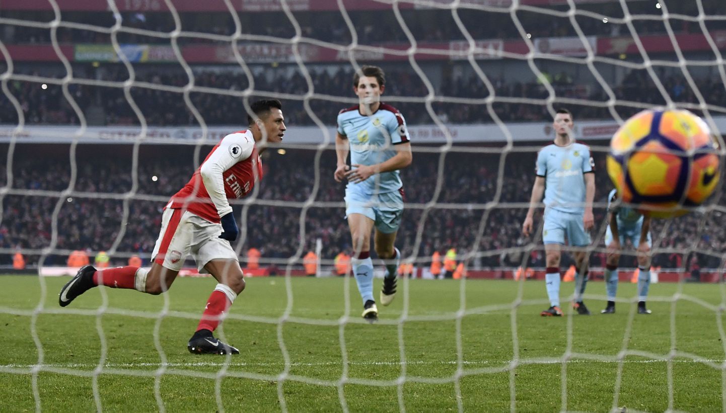 Alexis Sanchez on just Arsenalile võidu toonud.