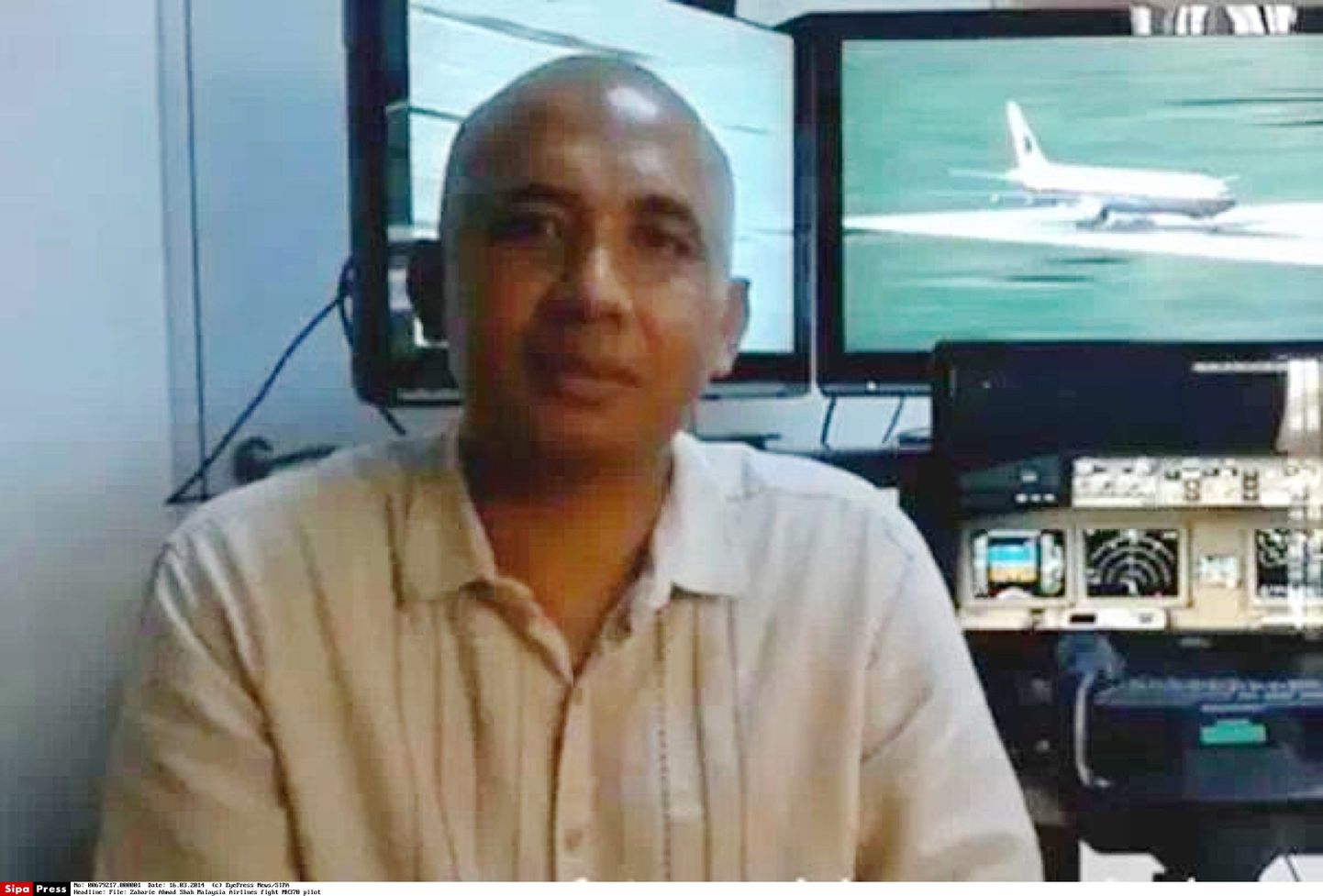 Malaysia Airlinesi lennu MH370 piloot Zaharie Ahmad Shah.