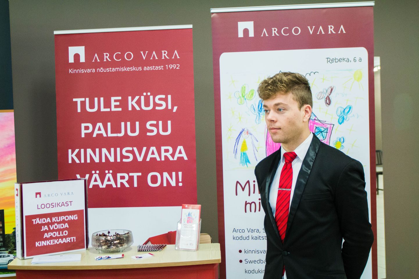 Arco Vara plakatid Pärnu kinnisvaramessil mullu novembris.
