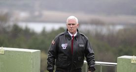 Pildid: kahe Korea piiriala külastav USA asepresident: strateegilise kannatlikkuse aeg on läbi