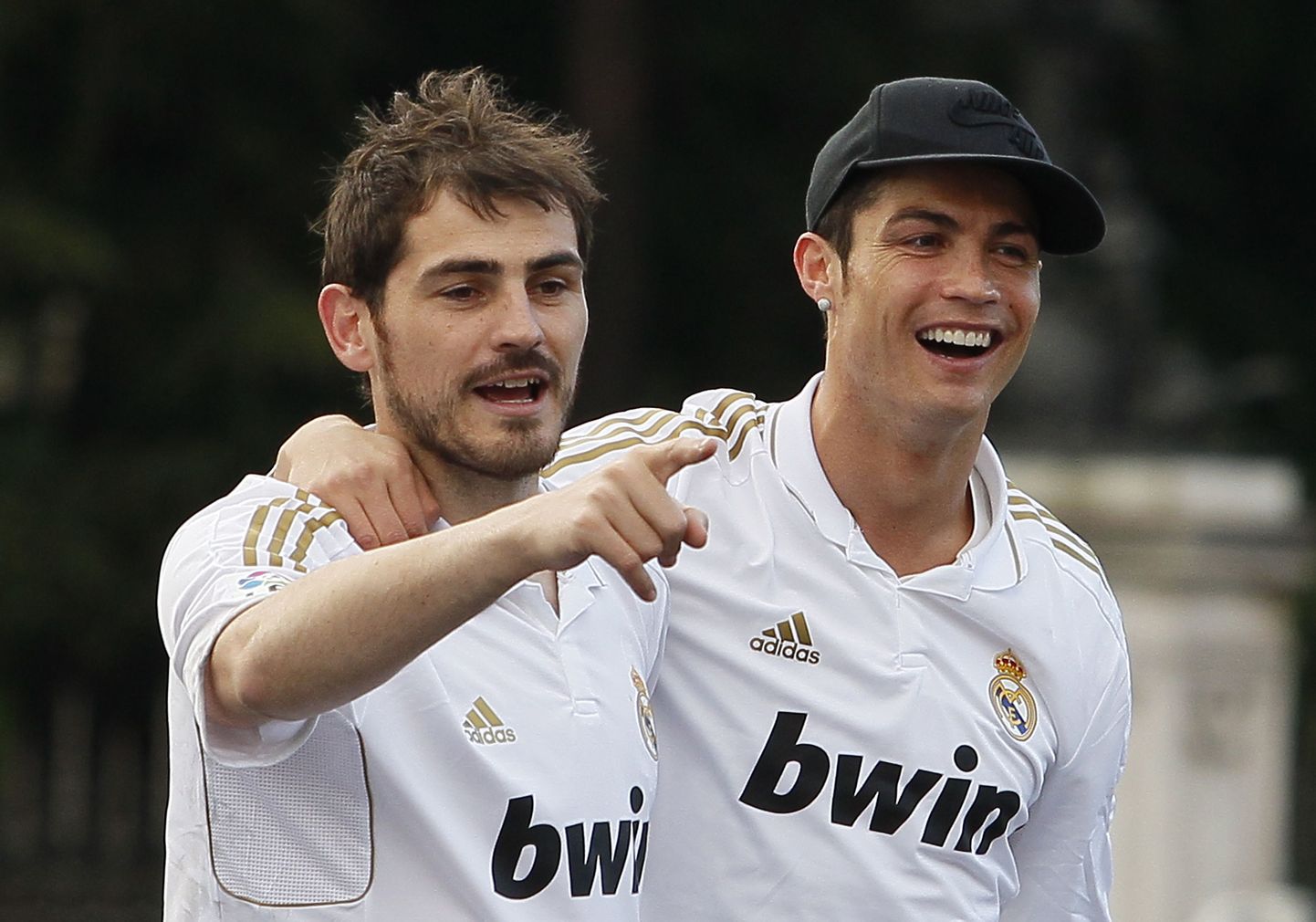 Iker Casillas (vasakul) ja Cristiano Ronaldo