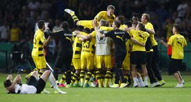 Viimased kolm karikafinaali kaotanud Borussia sai ajaloo neljanda võidu