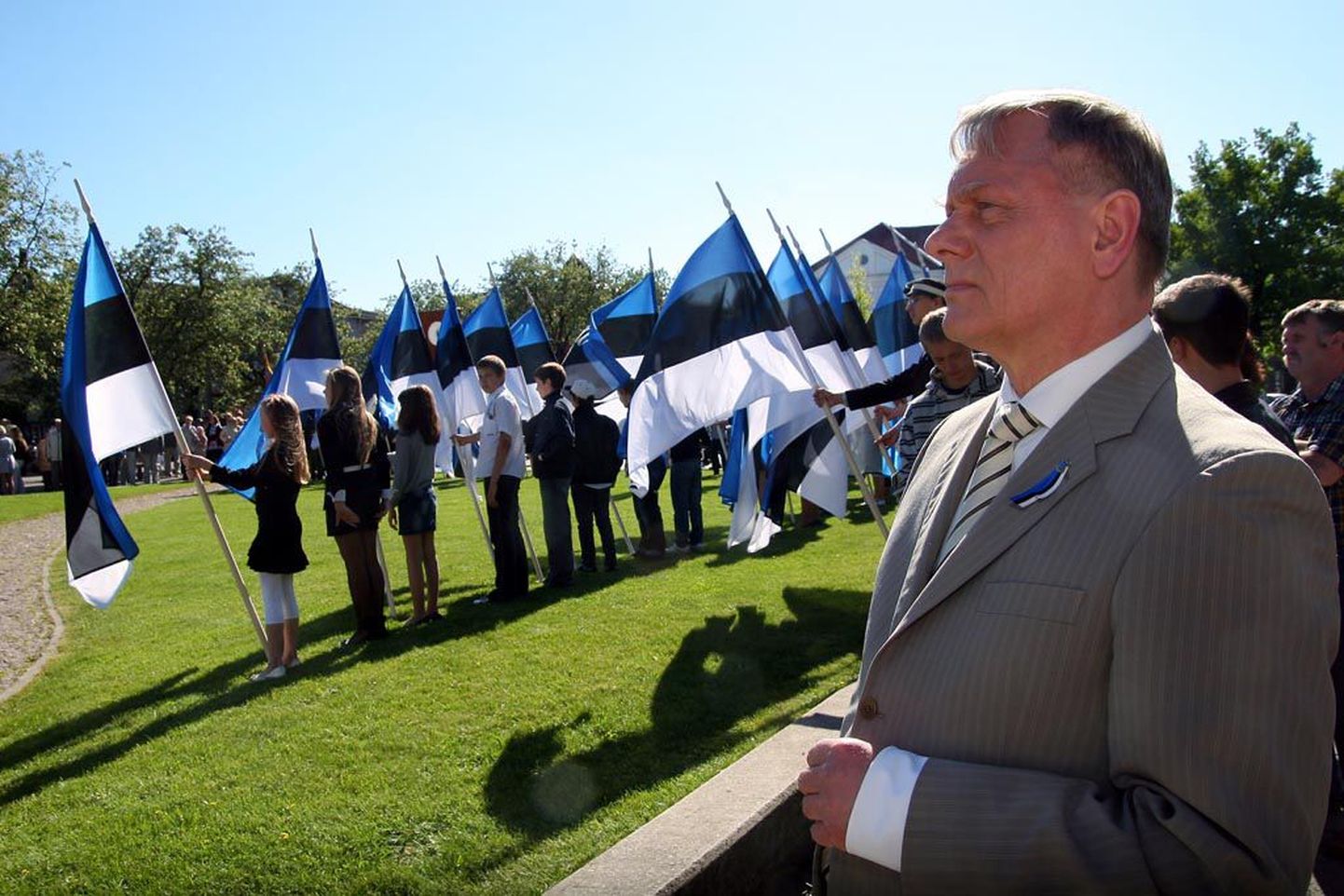 Kõneleb Eesti lipu seltsi esimees Trivimi Velliste.
